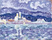 Paul Signac storm oil painting picture wholesale